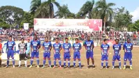 Arema Indonesia saat bermain di Lampung (Istimewa)