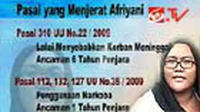 Polisi Kaji Penerapan Pasal Pembunuhan untuk Afriyani