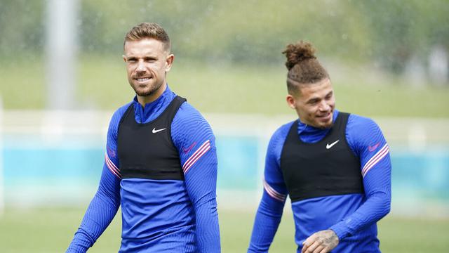 Latihan Inggris Jelang Hadapi Italia di Final