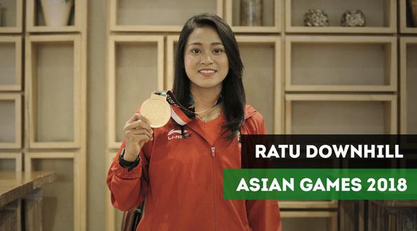 Berkat bonus, ratu sepeda downhill Asian Games 2018 berangkatkan keluarga pergi umroh
