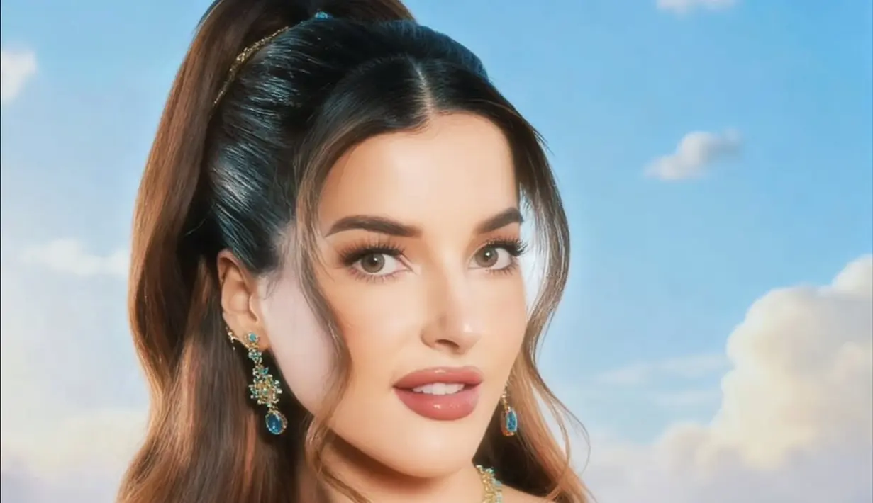 Dipulas MUA Dany Barca, wajah Arabian Tasya Farasya tampil cantik dengan makeup flawless [@tasyafarasya]