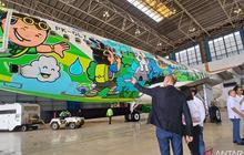 Mengusung Semangat Gerak, Citilink Luncurkan Livery Pesawat Kolaborasi dengan AQUA