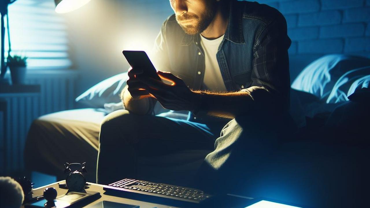 Ilustrasi Menggunakan Smartphone