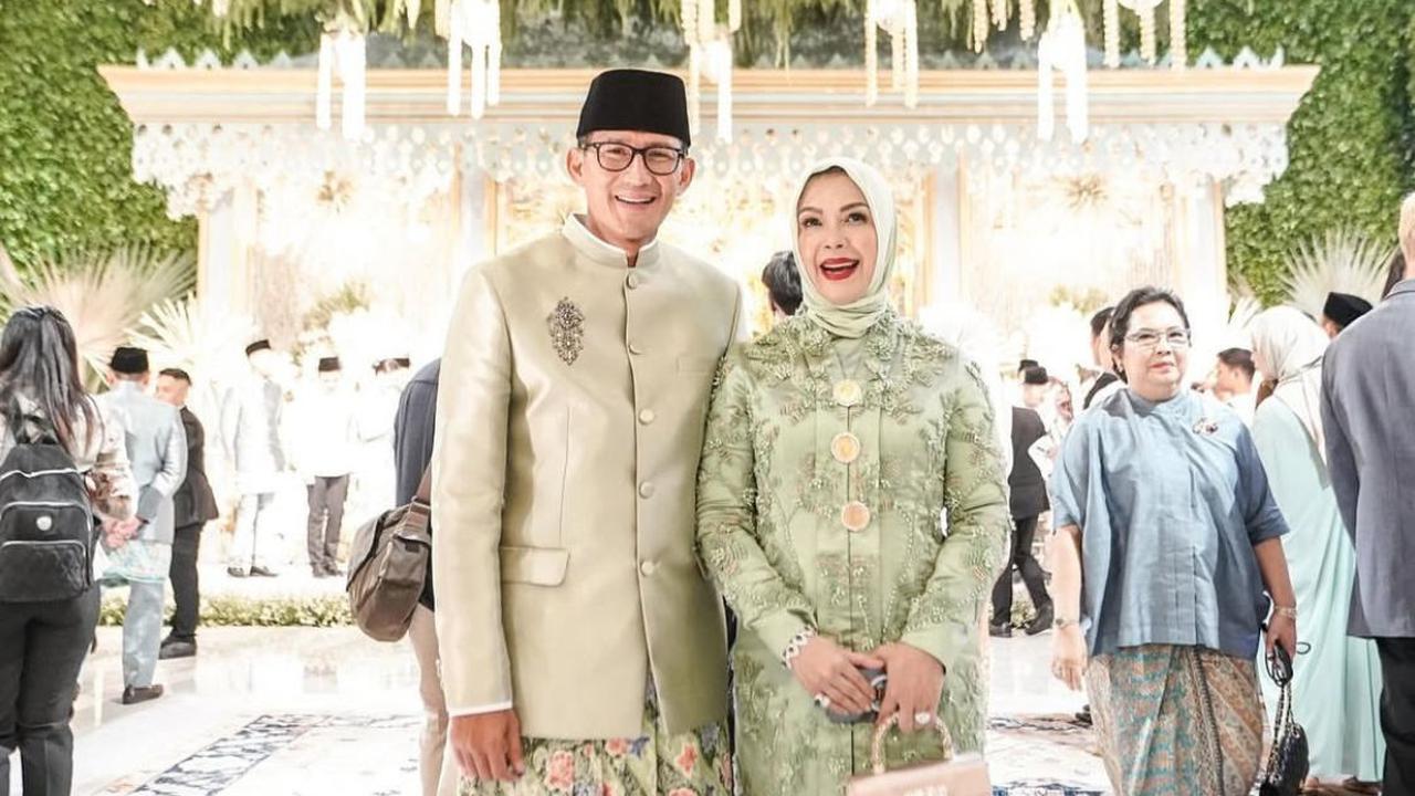 Athina dan Rio Haryanto Resmi Menikah, Sandiaga Uno Jadi Saksi dan Ucapkan Doa yang Menyentuh Hati