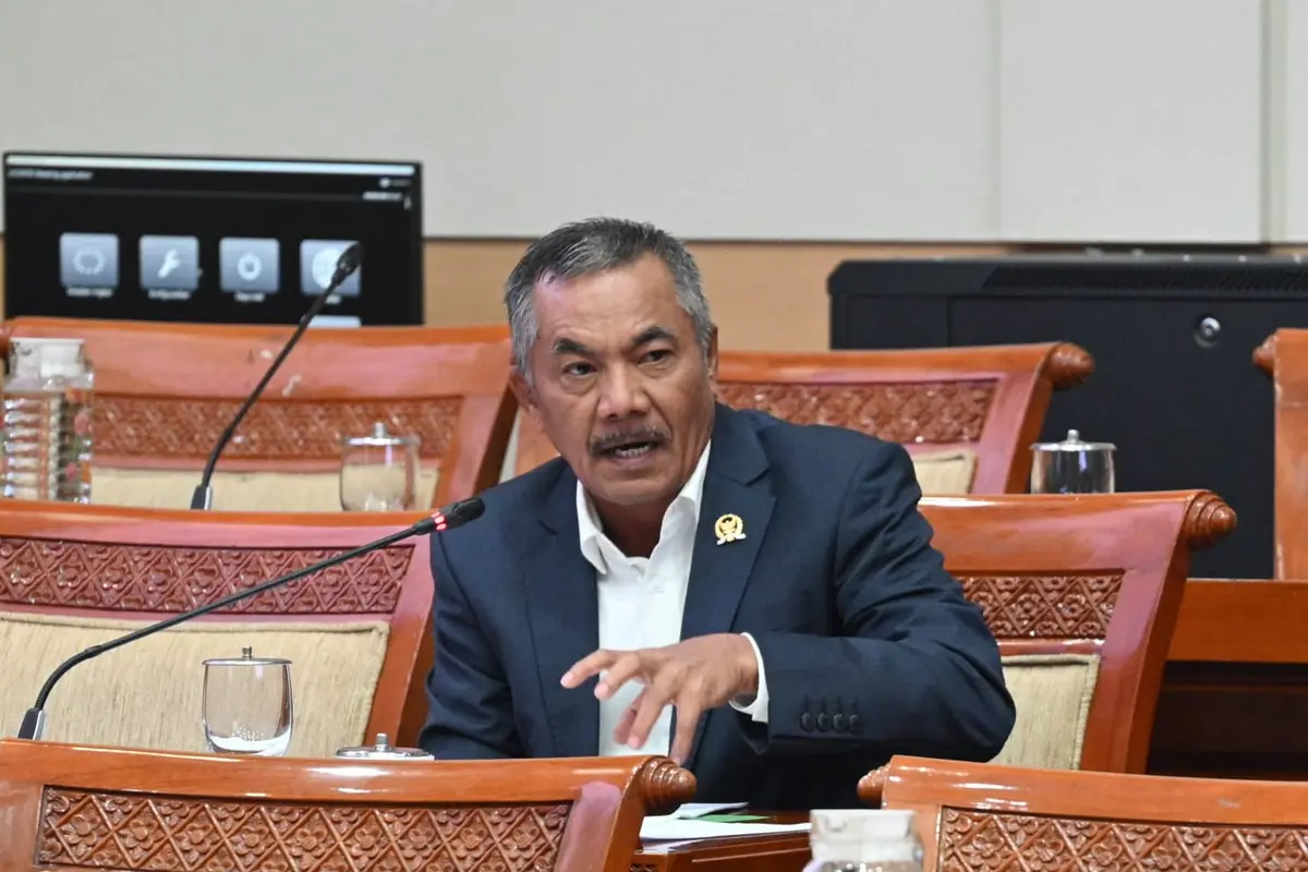 Anggota Komisi III DPR RI, Sarifuddin Sudding dalam rapat kerja Komisi III DPR.
