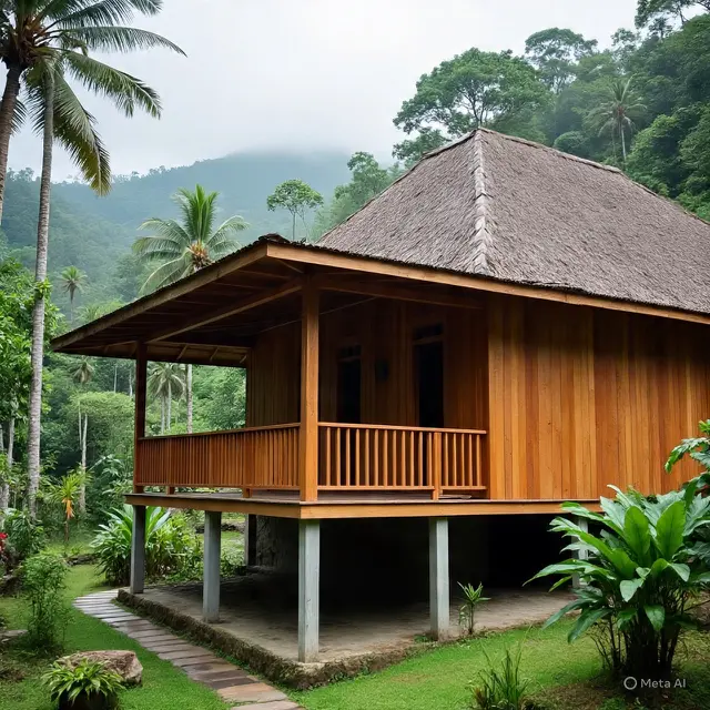 Rumah Sederhana yang Cantik Ada Terasnya