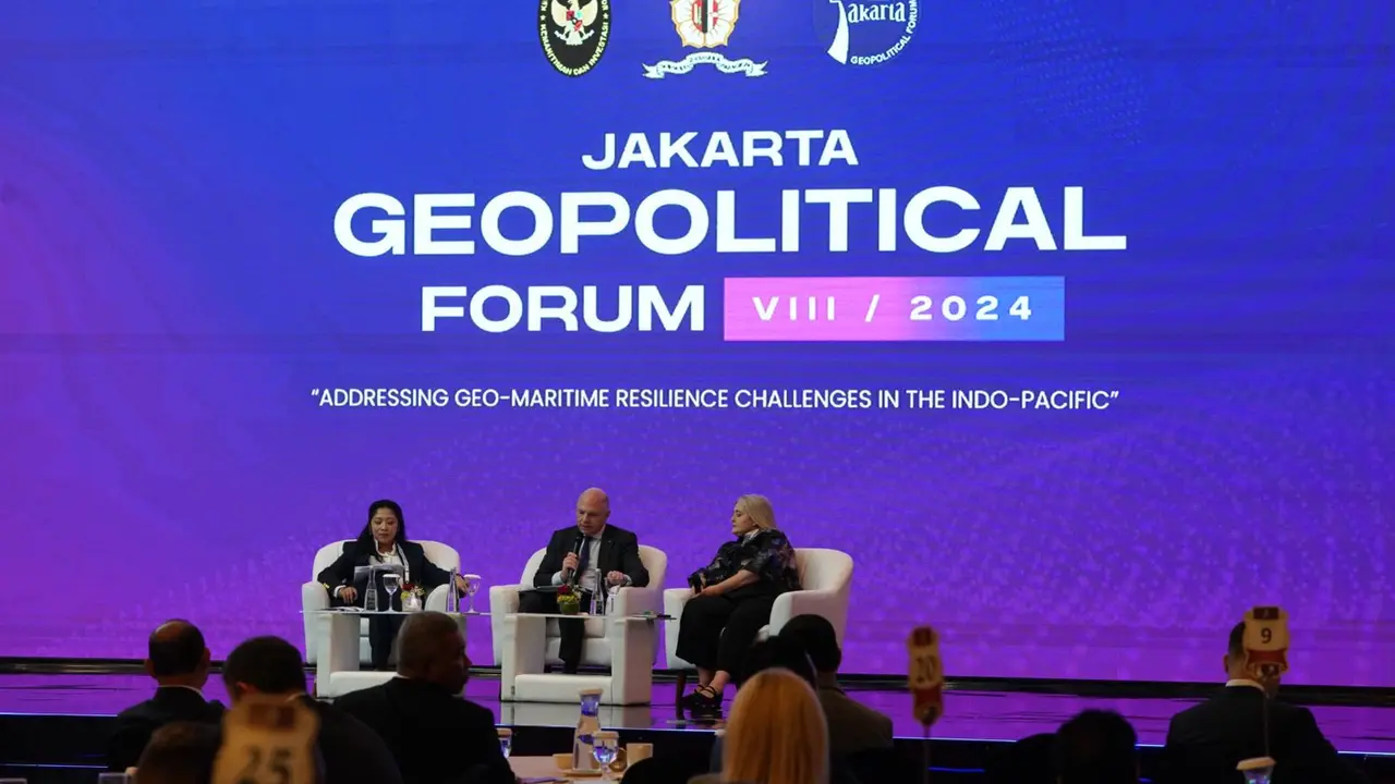Kemenko Marves bersama Lemhanas telah menyelenggarakan Jakarta Geopolitical Forum (JGF) ke-8 berfokus pada isu geopolitik dan maritim.