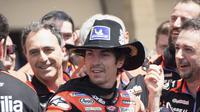 Pembalap Aprilia, Maverick Vinales. (Mirco Lazzari gp / GETTY IMAGES NORTH AMERICA / Getty Images via AFP)