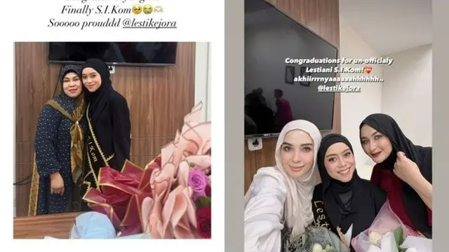 7 Potret Lesti Kejora Lulus Sidang Skripsi, Bakal Sanding Gelar Sarjana Komunikasi