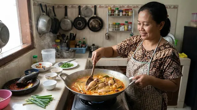 Resep Gulai Cumi Khas Padang yang Empuk dan Gurih/AI Generated