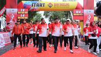 Kepala Badan Pembinaan Ideologi Pancasila (BPIP), Yudian Wahyudi saat mengikuti kegiatan "Magelang Kebangsaan Fun Run 2025" di Magelang, Jawa Tengah, Minggu, (29/6/2025). (Tim News).