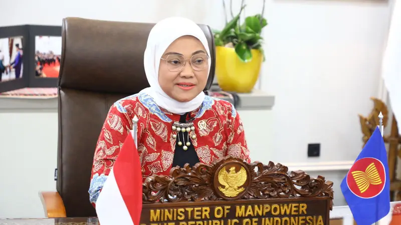 Menaker Ida Minta Anggota ASEAN Lindungi Pekerja Perempuan Selama Pandemi COVID-19