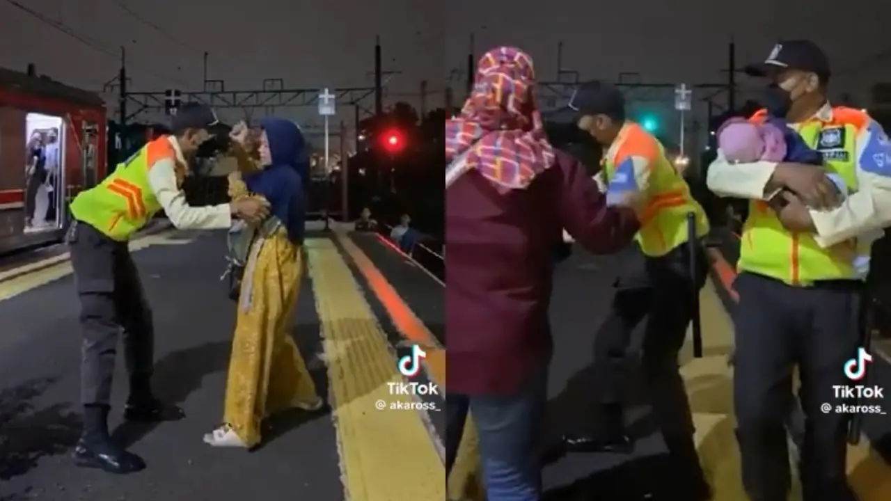 Viral Ibu Nyaris Buang Bayi di Stasiun