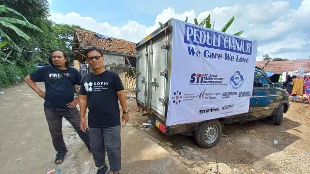 Tim KOPHI bersama rekanan mengunjungi lokasi Gempa Cianjur