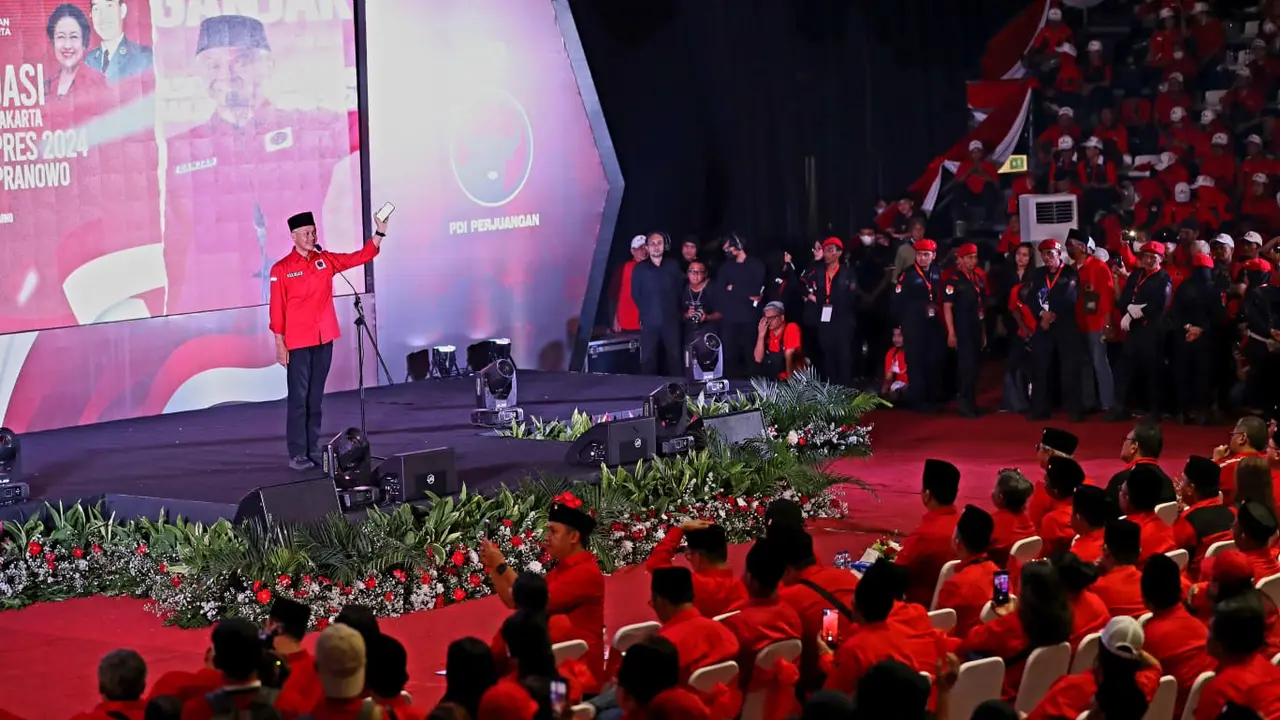 Bakal Calon Presiden (Capres) 2024 yang diusung PDI Perjuangan (PDIP) dan PPP, Ganjar Pranowo.