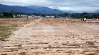 Sejumlah fasilitas di Bandar Udara Andi Jemma Masamba terendam lumpur. (Dok Kemenhub)