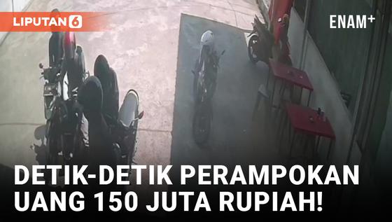 VIDEO: Ngeri! Detik-detik Nasabah Bank Dirampok saat Ambil Uang di Minimarket