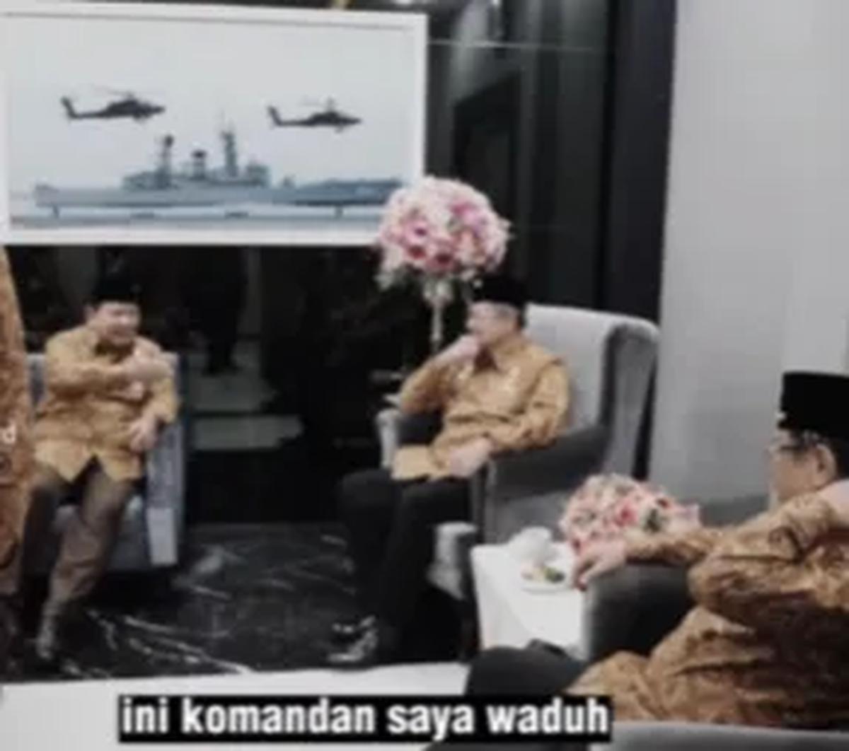 Momen tersebut terjadi di sela peringatan HUT ke-64 Persatuan Purnawirawan dan Warakawuri TNI dan Polri (Pepabri) Tahun 2023 di Wisma Elang Laut, Jakarta, pada Selasa (12/9) kemarin.