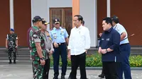Menteri BUMN Erick Thohir mendampingi Presiden Jokowi melakukan kunjungan ke Makassar (dok: Ist)