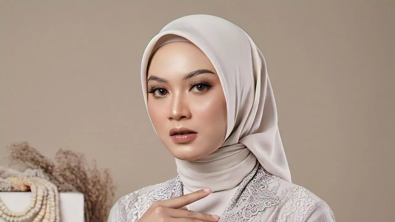 Model Kebaya Modern Brokat Hijab