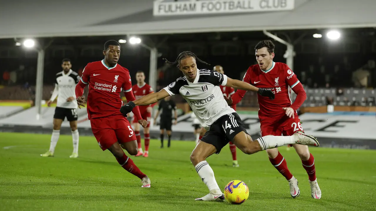 FOTO: Liverpool Bermain Imbang 1-1 Lawan Fulham