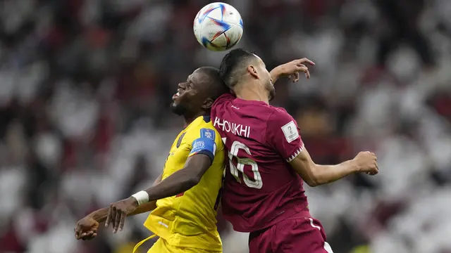 Foto: Aksi Ciamik Kapten Ekuador Enner Valencia saat Bungkam Tuan Rumah Qatar di Laga Pembuka Piala Dunia 2022, Banjir Rekor!