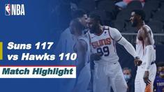 Berita video highlights NBA 2020/2021 antara Phoenix Suns melawan Atlanta Hawks yang berakhir dengan skor 117-110, Rabu (31/3/2021) pagi hari WIB.