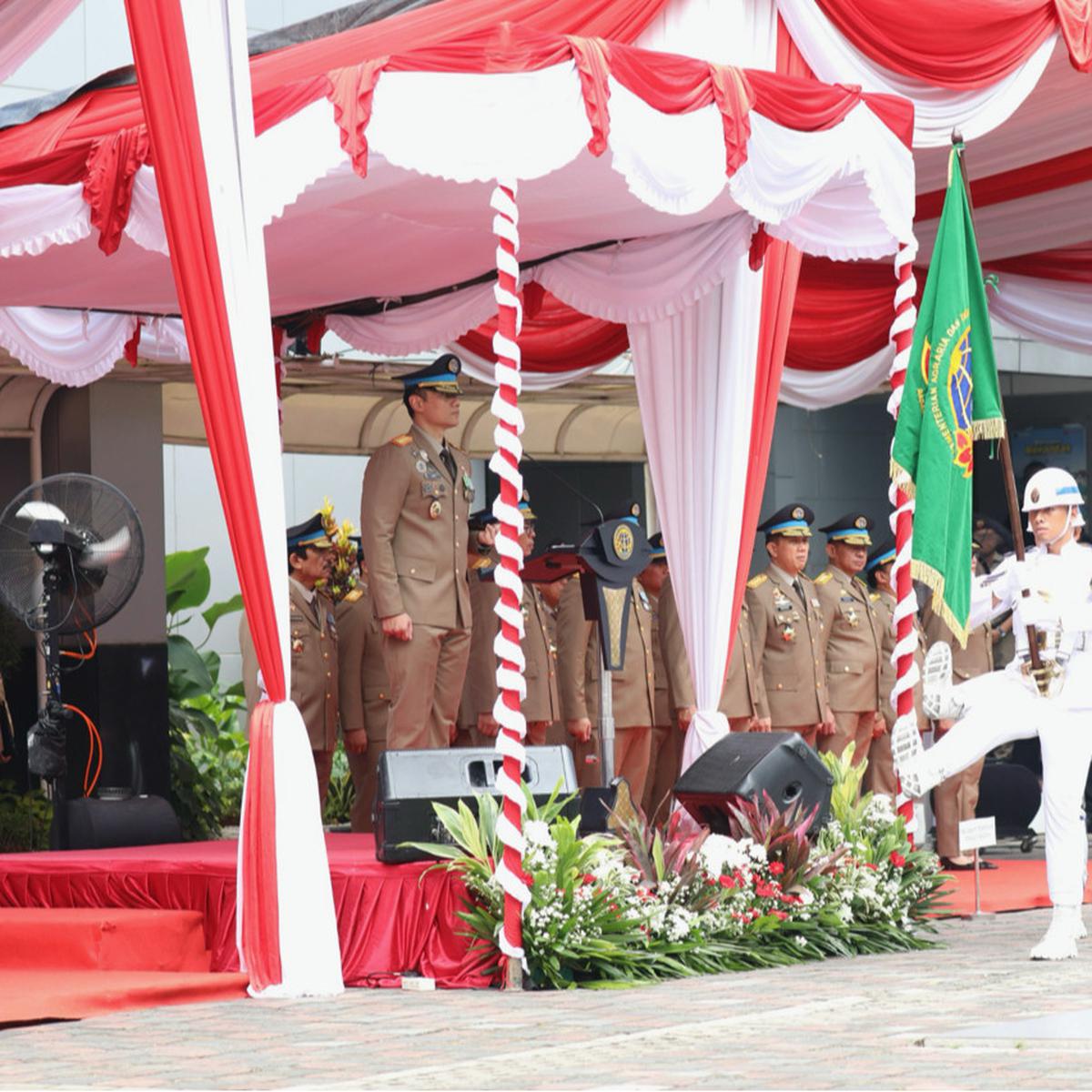 Menteri AHY Pimpin Upacara HANTARU 2024