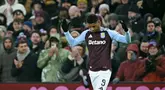 Marcus Rashford akhirnya menjalani debutnya bersama Aston Villa dalam pertandingan Piala FA melawan Tottenham Hotspur di Villa Park, Senin dini hari WIB (10/2/2025). Setelah menghabiskan karier profesionalnya bersama Manchester United sejak 2015, Rashford untuk pertama kalinya bermain untuk klub lain. (AFP/Justin Tallis)