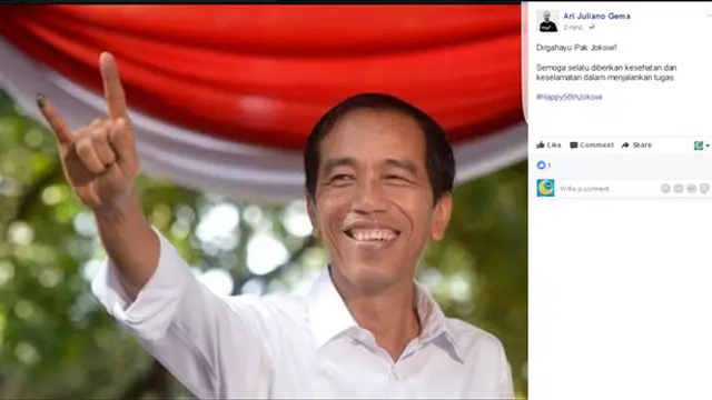 Jokowi di Ultah ke-56, Ini Doa Warganet Terheboh