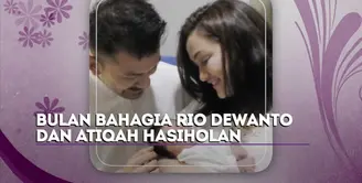 Setelah hampir 4 tahun menikah Rio dan Atiqah dianugerahi seorang putri