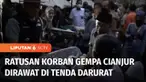 Hingga Senin (21/11) malam, sebanyak 162 orang meninggal dunia akibat gempa di Cianjur, Jawa Barat. Korban di RSUD Sayang Cianjur dirawat di halaman karena mengantisipasi adanya gempa susulan.