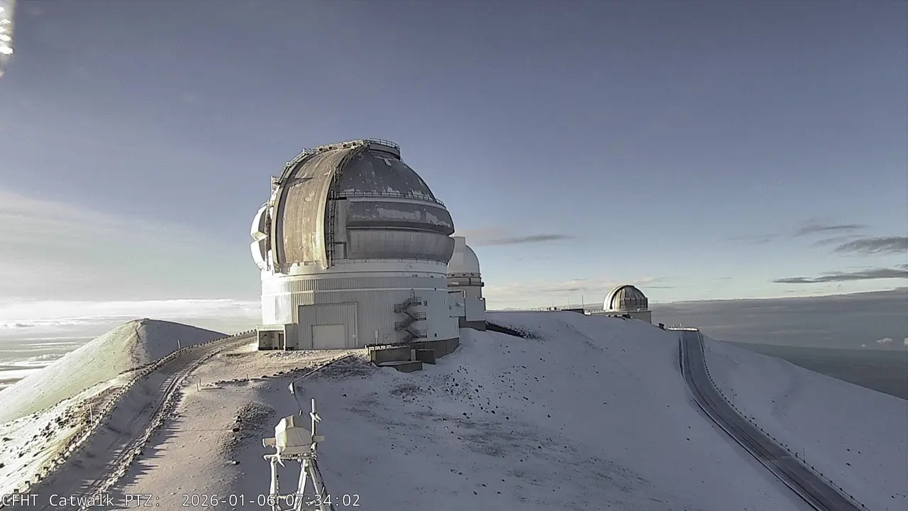 Kona Low Phenomenon: Rare Snow Covers Hawaiian Mountaintops