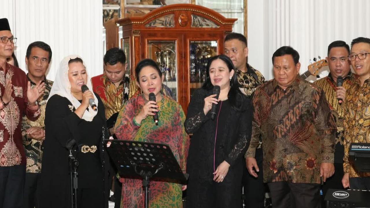 Tiga Perempuan Putri Mantan Presiden Beda Era Kumpul, Kompak Nyanyi Penuh Gembira