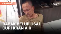 Maling Kran Air di UIN Palembang, Seorang Pria Babak Belur Dihajar Massa