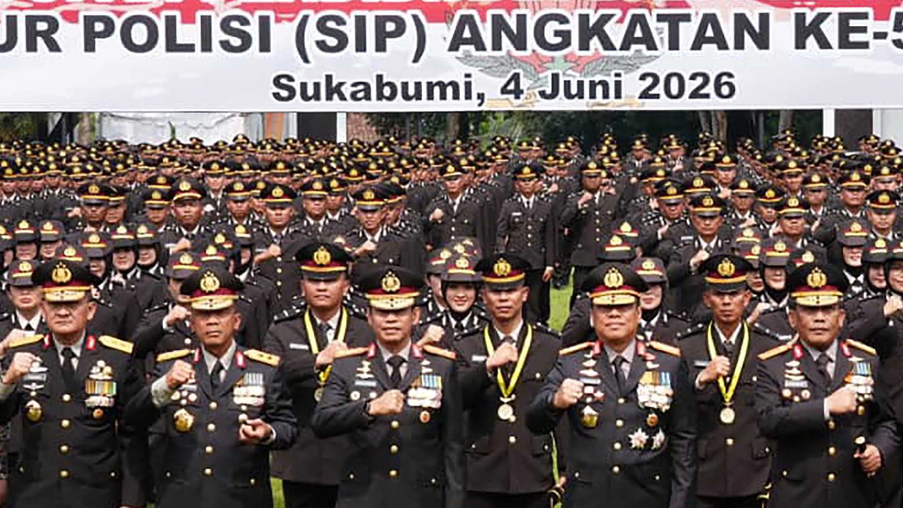 FOTO: Ribuan Perwira Baru Polri Disiapkan Perkuat Pelayanan di Daerah