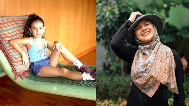 6 potret masa kecil irish bella ini