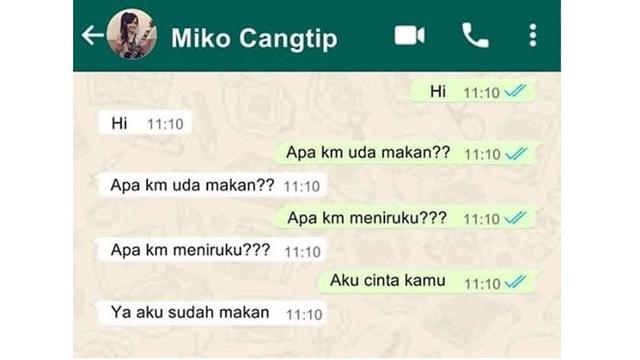 10 Chat Modus PDKT ala Netizen Ini Kocak Banget