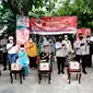 Polri menggelar bakti sosial di Panti Jompo Kasih Sayang dan beberapa Yayasan Panti Asuhan di daerah Bekasi, Jawa Barat, dalam rangka Menyambut Hari Ulang Tahun Bhayangkara ke-75, Sabtu (26/6/2021). (Ist)