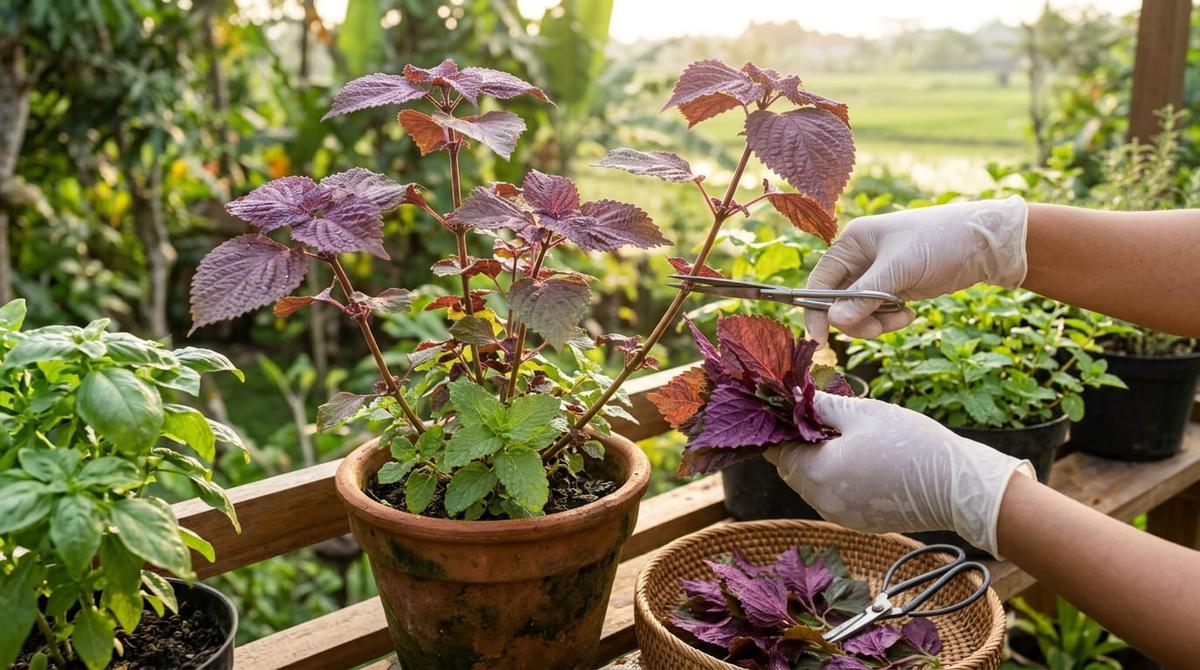 Cara Menanam Daun Perilla Merah sebagai Pelengkap Masakan