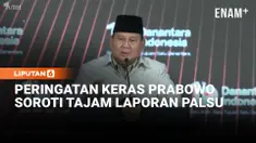 Presiden Prabowo Subianto hadir dalam acara tasyakuran hari ulang tahun (HUT) ke-1 Danantara Indonesia di Jakarta, Selasa, 11 Maret 2026.