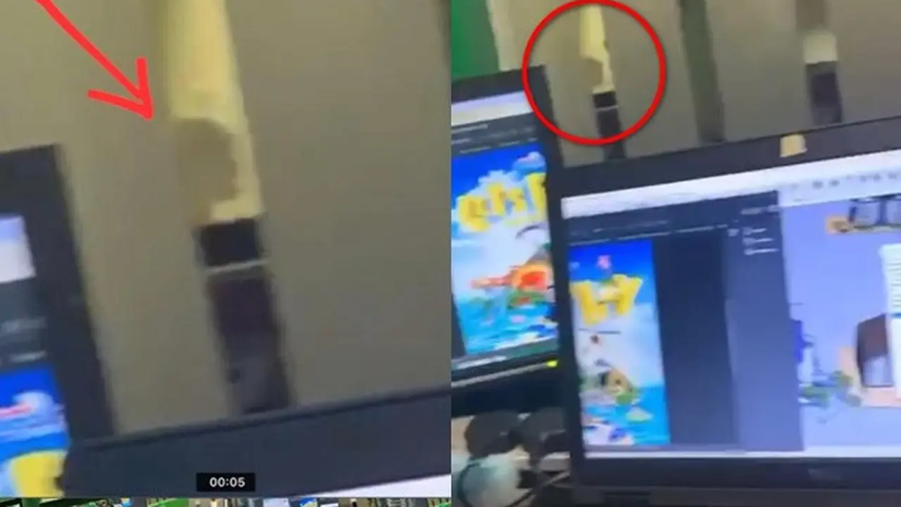 Pria Ini Tak Sengaja Rekam Penampakan Seram saat Lembur, Bikin Merinding