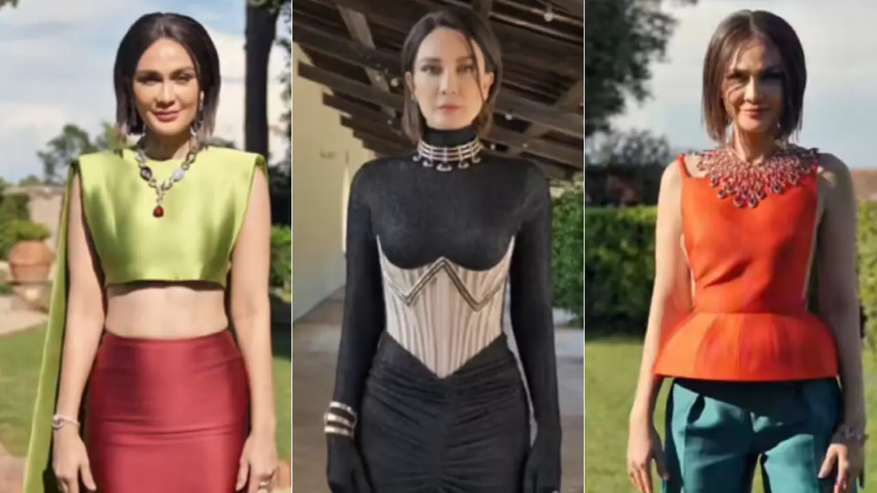 Luna Maya Tampil Fresh dengan Rambut Pendek dengan berbagai model busana. [@lunamaya]