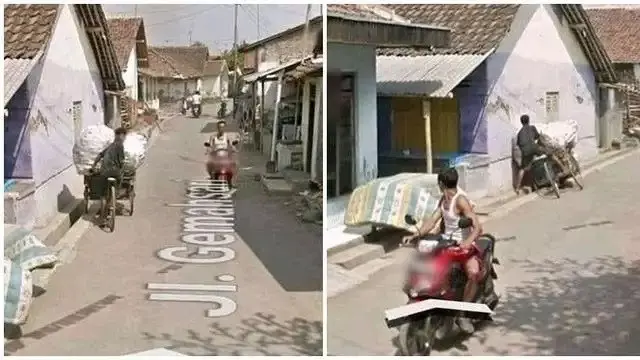 6 Momen Kocak Tak Terduga yang Tertangkap Google Street View, Absurd Banget