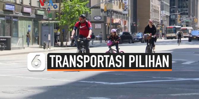 VIDEO: Pandemi Corona Sepeda Jadi Transportasi Pilihan