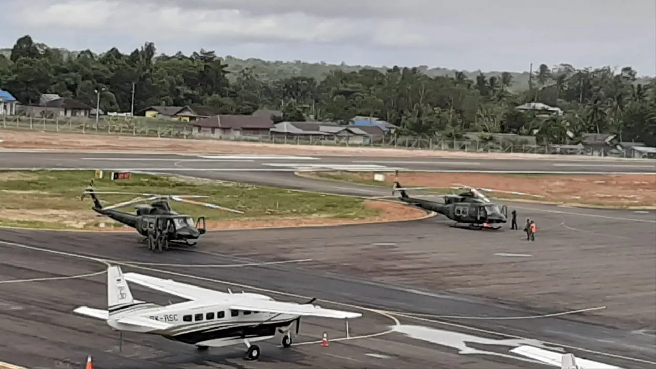 lima armada helikopter dan pesawat digunakan bantu pencarian helikopter MI-17