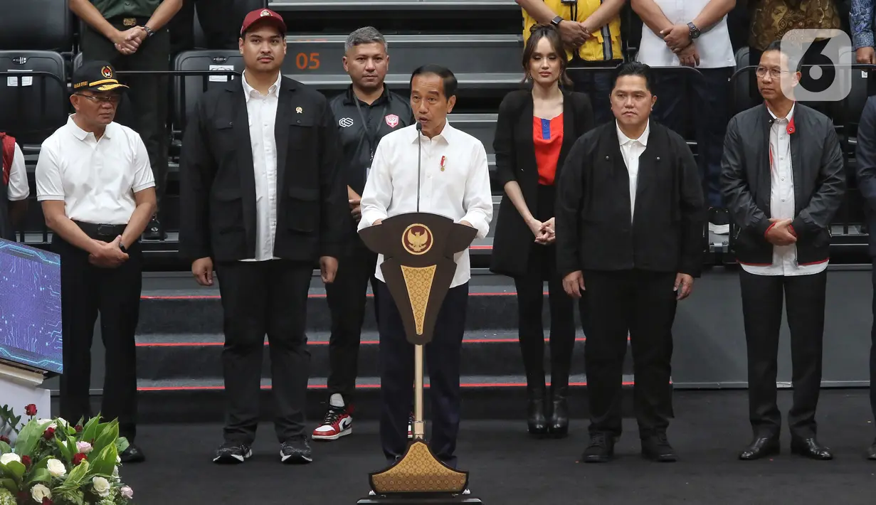 Untuk diketahui, Indonesia Arena atau IMS merupakan stadion multifungsi dengan total kapasitas 16.253 penonton. (Liputan6.com/Angga Yuniar)