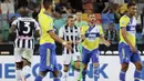 Pada menit ke-83 Udinese menyamakan skor 2-2. Kiper Juventus Wojciech Szczesny melakukan blunder hingga bola direbut Stefano Okaka Chuka yang langsung mengumpan kepada Gerard Deulofeu yang dengan mudah menceploskan bola ke gawang yang kosong. (Foto: LaPresse via AP/Andrea Bressanutti)