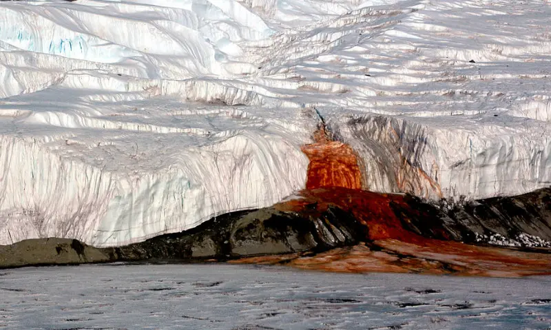 Air Terjun Darah Antartika (Public Domain)