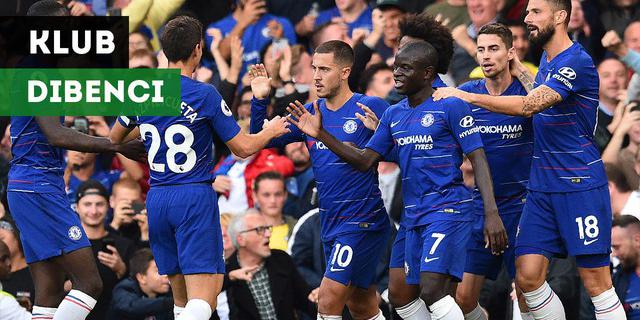 VIDEO: Chelsea Jadi Klub Paling Dibenci di Premier League